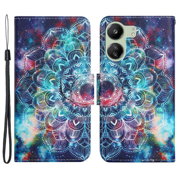 Чохол-книжка для Xiaomi Redmi 13C / Poco C65, Wallet, Starry Mandala, м'яти