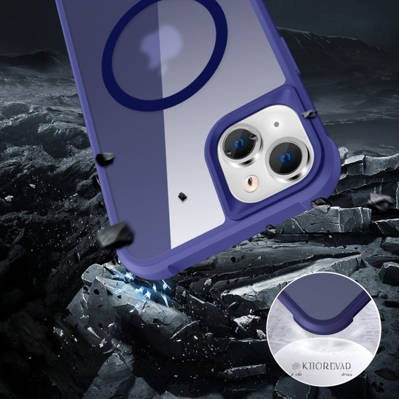 Магнітний чохол Magsafe для iPhone 15 Plus, м'яти