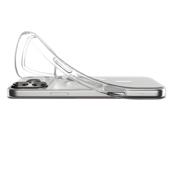 Spigen Чехол для iPhone 17 Pro, Liquid Crystal MagSafe, прозрачный/белый