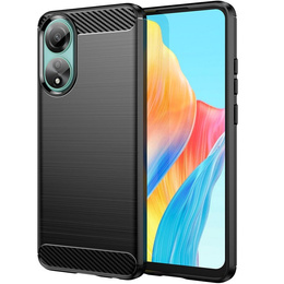 Чехол до Oppo A98 5G, Carbon, чёрный