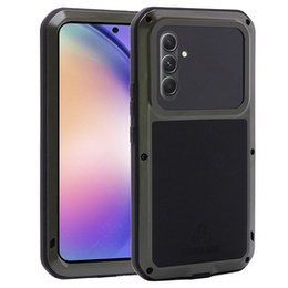 Чoхол Love Mei до Samsung Galaxy A54 5G, armored with glass, зелений