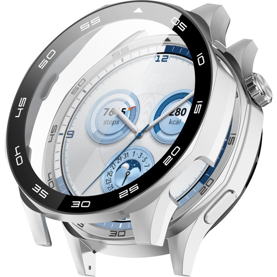 Чехол 2 в 1 + закаленное стекло для Huawei Watch GT 5 46mm, прозрачный