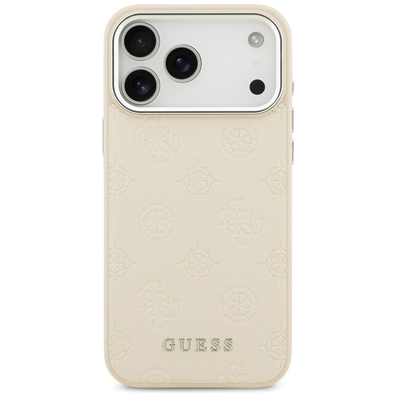 Чехол GUESS Peony Hot Stamp Script MagSafe для iPhone 17 Pro Max