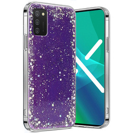 Чoхол до Samsung Galaxy A02s, Glittery, фіолетовий