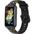Силиконовый ремешок для Huawei Band 7, Black / Colorful