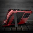 Бронированный чехол для Samsung Galaxy S24 Ultra Military Kickstand, красный