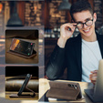 Чохол для Samsung Galaxy A16, ERBORD Vintage, гаманець з клапаном, кава