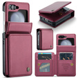 CASEME флип-кейс для Samsung Galaxy Z Flip5 5G, Litchi Wallet, красный