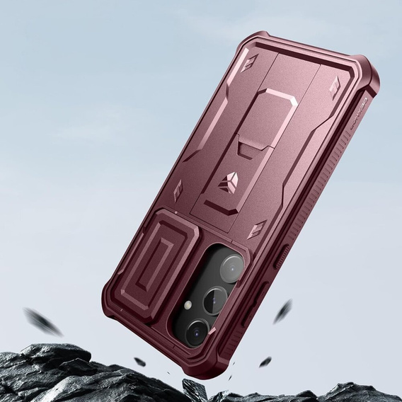 Броньований чохол для Samsung Galaxy S24 Plus, Dexnor Full Body (Two Frames), червоний