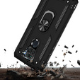 Бронированный Чехол до Xiaomi Redmi Note 9, Nox Case Ring, чёрный