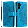 Откидной чехол для Samsung Galaxy A55 5G, Mandala Flower, зелёный