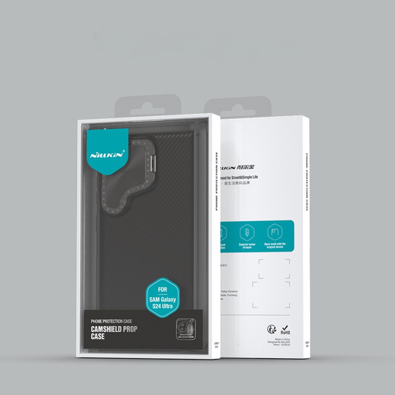 Чехол для Samsung Galaxy S24 Ultra, бронированный Nillkin, CamShield Prop, чёрный