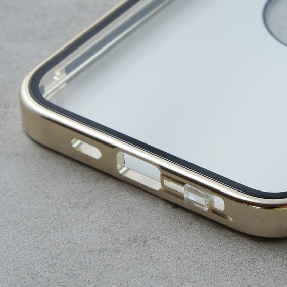 Чехол для iPhone 12, Dual Glass, для Magsafe, золотой