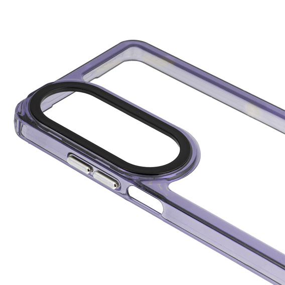 Чехол до Oppo A60, Fusion Hybrid, прозрачный / фиолетовый