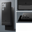 Чoхол Spigen до Samsung Galaxy S23 Ultra, Rugged Armor, чорний