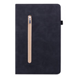 Чехол до Lenovo Tab P11 Gen 2, Wallet Pen Slot, чёрный