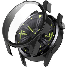 2в1 чехол и защитное стекло для часов Huawei Watch GT 3 46mm, Black