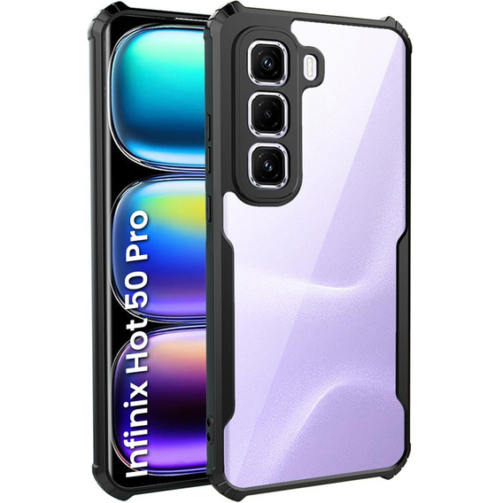 Чoхол до Infinix Hot 50 Pro 4G, AntiDrop Hybrid, чорний
