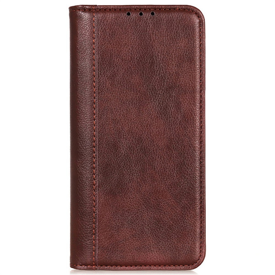Флип-кейс для Xiaomi 15 Ultra, Split Leather, коричневый