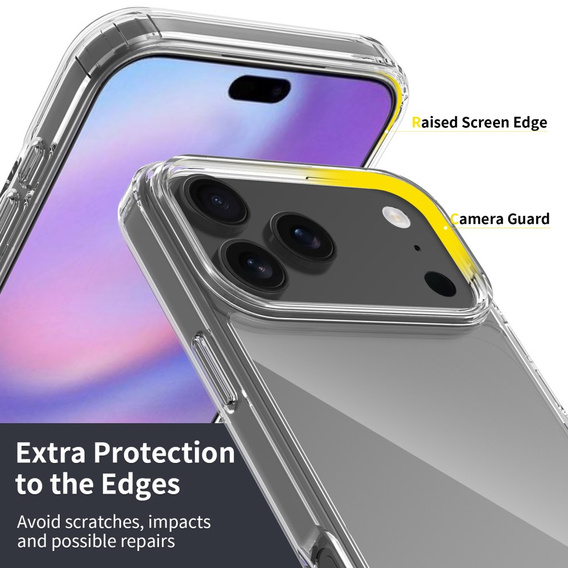 Чохол TPU + акрил - міцність та елегантність для iPhone 17 Pro Max