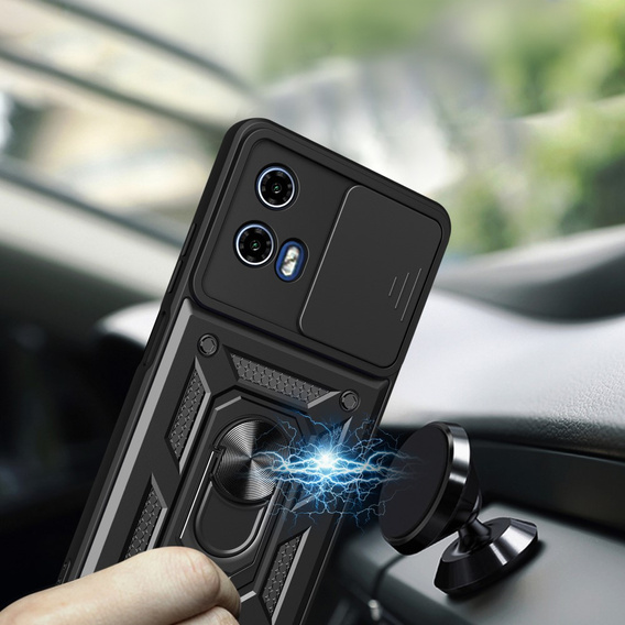 Чохол NOX Camera Slide Motorola Moto G24 / G24 Power / G04, CamShield Slide, чорний