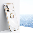 Чoхол до Xiaomi Poco M4 Pro 4G, Electro Ring, білий