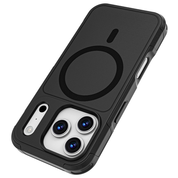 Чехол MagForce для iPhone 17 Pro, для MagSafe, бронированный, черный