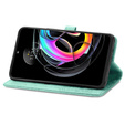 Откидной чехол для Motorola Edge 20 Lite, Mandala, зелёный