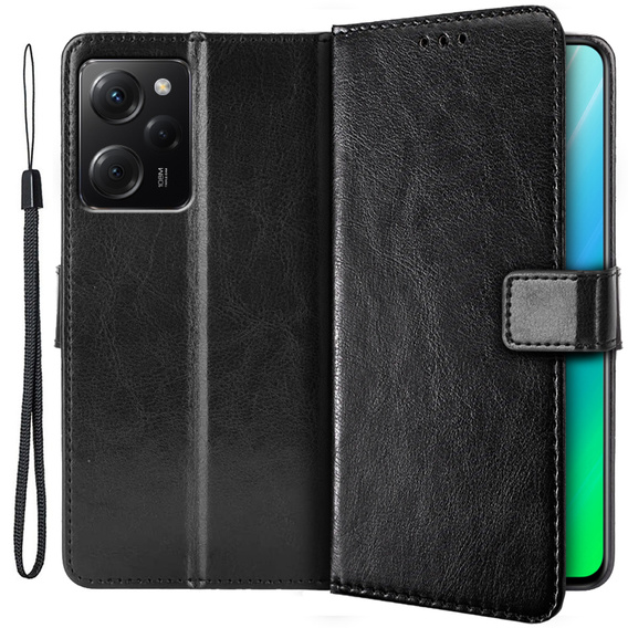 Чохол-книжка для Xiaomi Poco X5 Pro 5G, Wallet, чорний