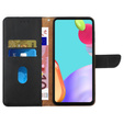 Откидной чехол для Realme C67, Split Leather Wallet, чёрный