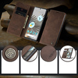 Чехол CASEME для Google Pixel 7 Pro, Leather Wallet Case, коричневый