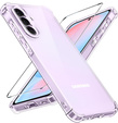 Чохол для Samsung Galaxy A56, Erbord Dropproof, прозорий + скло