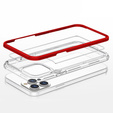Чехол ERBORD Hybrid Frame для iPhone 13 Pro, Красный