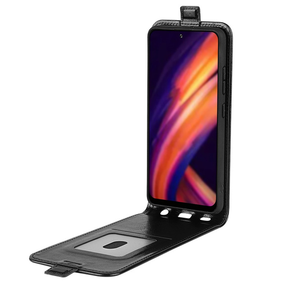 Откидной чехол для Motorola Edge 30 Pro, Flip, чёрный