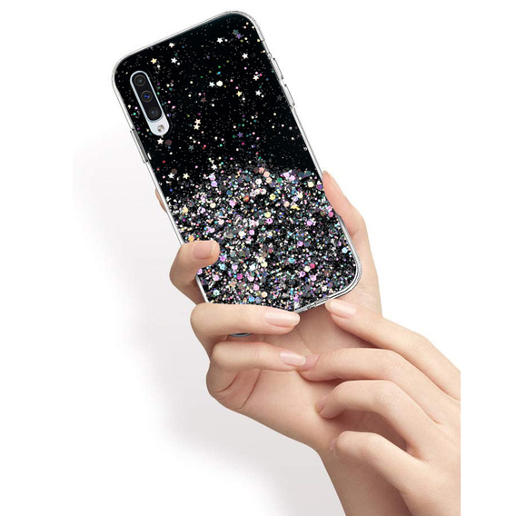 Чoхол до Samsung Galaxy A50/A50S/A30S, Glittery, чорний
