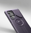 Бронированный чехол для Samsung Galaxy S25 Ultra, Dexnor CamProtect MagSafe, фиолетовый (Две рамки)