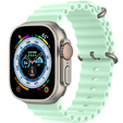 Силіконовий ремінець Apple Watch 1/2/3/4/5/6/7/8/SE 38/40/41/mm, Matcha Green