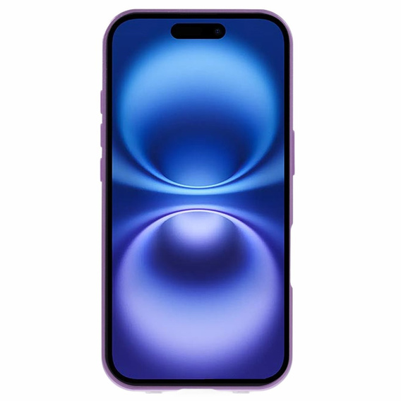 Чохол для iPhone 16, Magnetic Dual Glass, фіолетовий