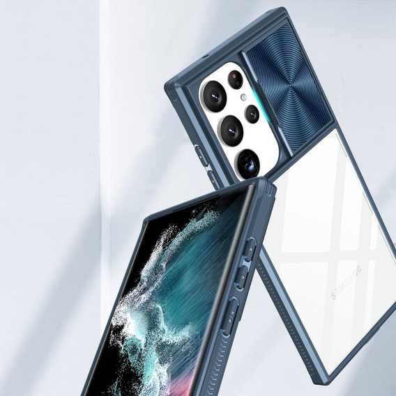 Чoхол до Samsung Galaxy S22 Ultra, Slide Camera, м'яти