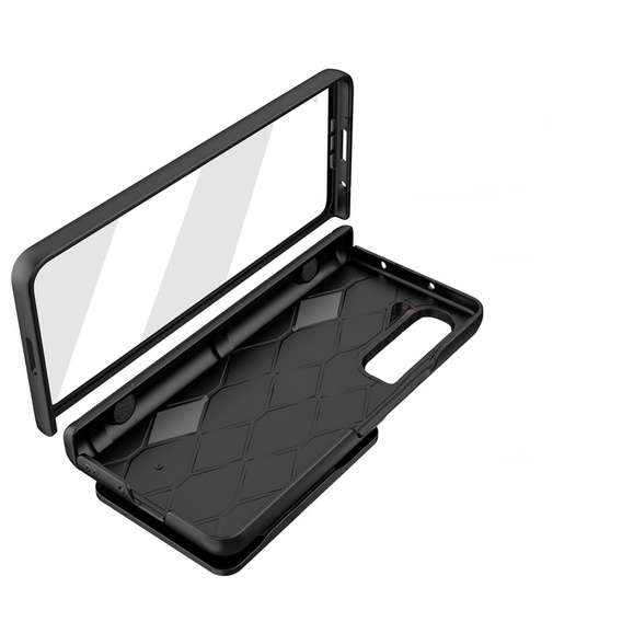 Чохол для Samsung Galaxy Z Fold5 5G, з магнітним гаманцем, чорний