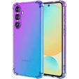 Чехол для Samsung Galaxy S24 FE, Gradient Dropproof, Фиолетовый / синий