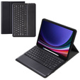 Чехол + клавиатура Samsung Galaxy Tab S9+, Leather Pen Slot, чёрный