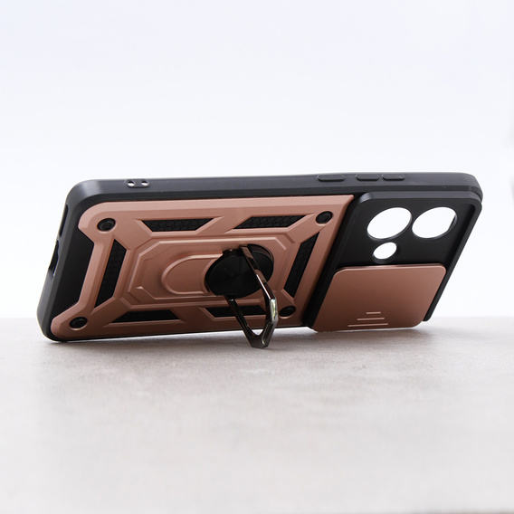 Чохол NOX Camera Slide Motorola Edge 40 Neo, CamShield Slide, рожевий rose gold