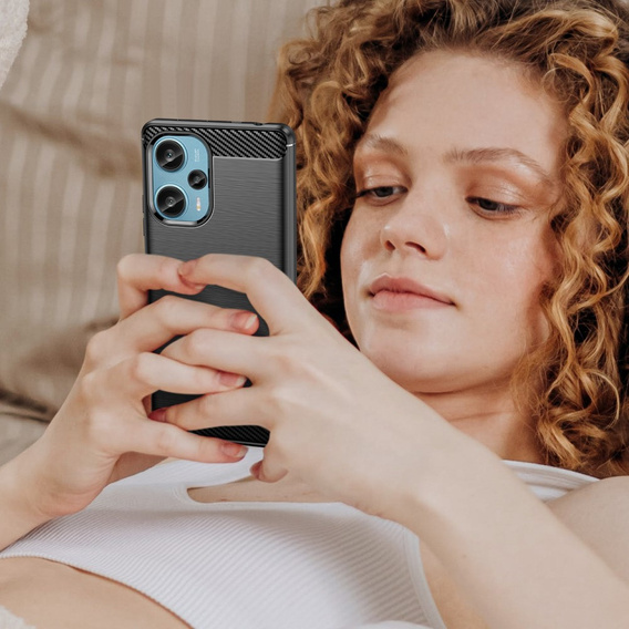 Чoхол до Xiaomi Poco F5 5G, Carbon, чорний