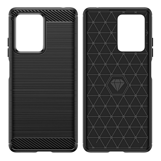Чехол до Xiaomi Poco X5 Pro 5G, Carbon, чёрный