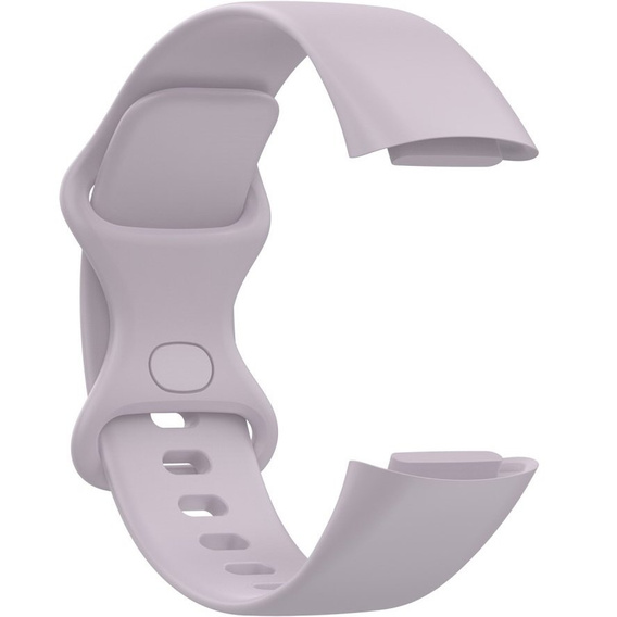 Резиновый браслет Softband для  Fitbit Charge 5 - Light Purple