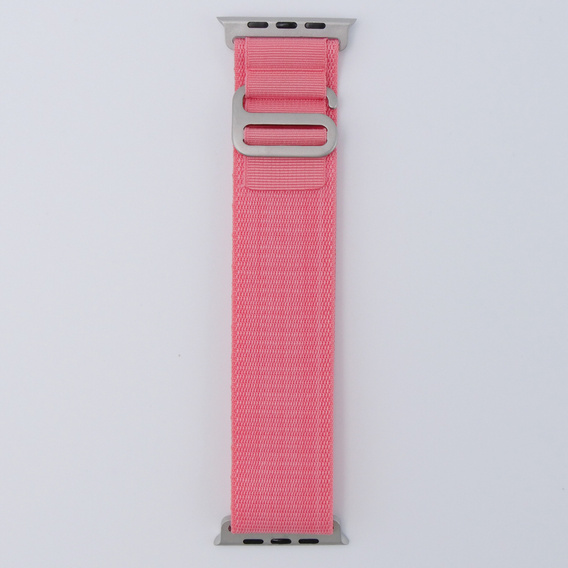 Нейлоновый ремешок для Apple Watch 1/2/3/4/5/6/7/8/SE/ULTRA 42/44/45/49 мм, розовый