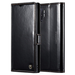 Флип-кейс CASEME для Samsung Galaxy Note 10 Plus, Waxy Textured, чёрный