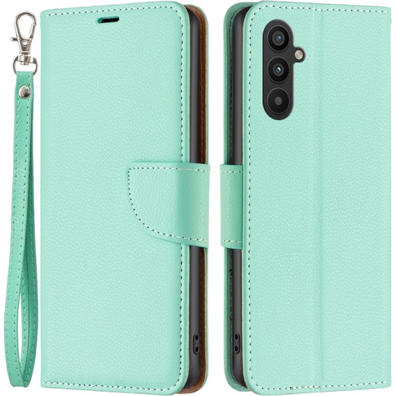 Откидной чехол для Samsung Galaxy A34 5G, Wallet Litchi Magnet, зелёный