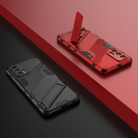 Чехол для Realme GT 5G, Military kickstand, синий